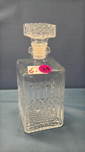 Glass Decanter with Stopper
