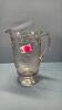 Maple Leaf Glass Pitcher