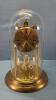 Quartz German Anniversary Clock w/Glass Dome