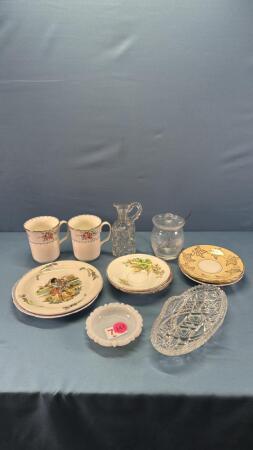 Assorted Glass & China Lot