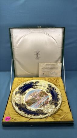 Commerative Bone China 11in Plate