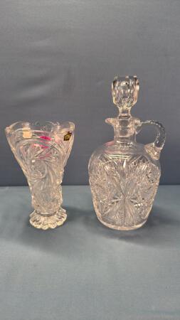 (2) Lead Crystal Pieces