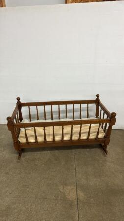 Wooden Rocking Cradle