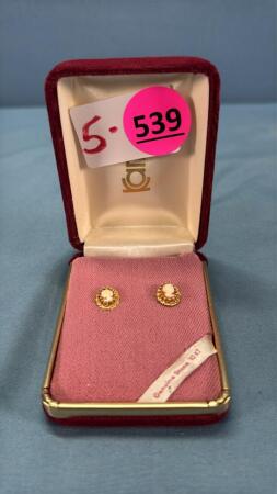 Pair of 10KT Gold Earrings
