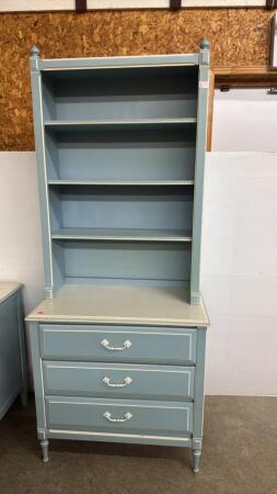 Painted 2 Piece Buffet Hutch