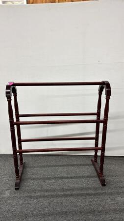 Mahogany Quilt Rack
