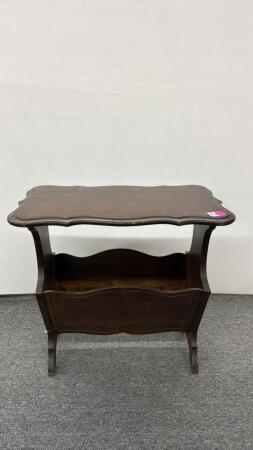 Walnut Magazine Rack