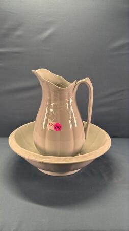 Iron Stone Burslem Matching Pitcher & Basin