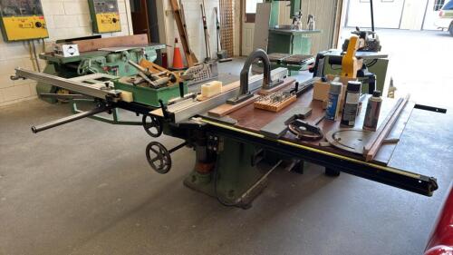 Cabinet Makers Table Saw with Mortise and Tenon Attachment
