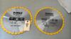 2- 12in DeWalt Mitre Saw Blades - 2