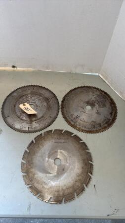 3- 12in Table Saw Blades