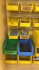 Wood Cabinet With Quantity of Nails and Plastic Bins - 6