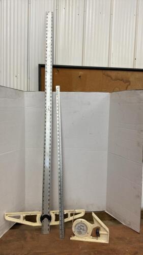 Aluminum Yard Stick, 60in Adjustable T Square
