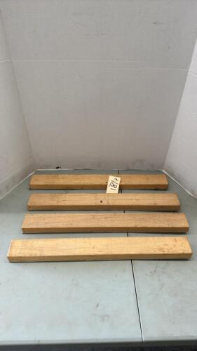 4 Hardwood Blocks with Felt Pads