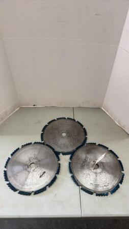 3 Sharpened 12&rdquo; Saw Blades