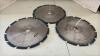 3 Sharpened 12&rdquo; Saw Blades - 2