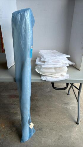 Painters Jackets and Part Roll of Plastic