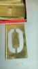 Brass Number Stencil Lot - 5