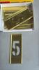Brass Number Stencil Lot - 7