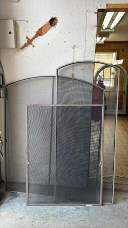 3 Unmatched Window Screens