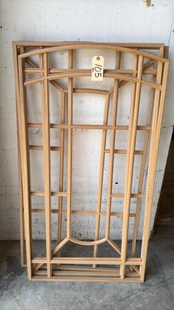 4 Wooden Window Inserts