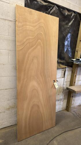 Mahogany Hollow Wood Door