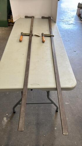 2- 78in Sliding Bar Clamps