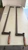 2- 48in Sliding Bar Clamps