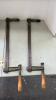 2- 24in Sliding Bar Clamps