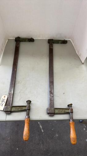 2- 24in Sliding Bar Clamps