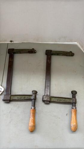 2- 12in Sliding Bar Clamps