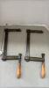 2- 12in Sliding Bar Clamps