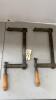 2- 12in Sliding Bar Clamps - 4