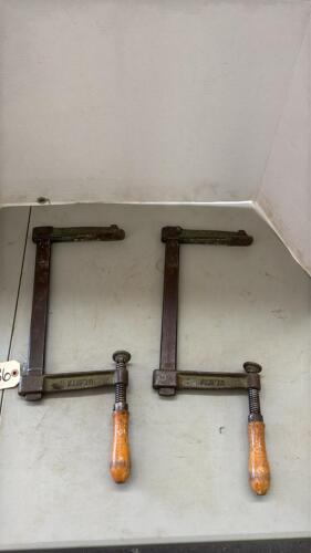 2- 12in Sliding Bar Clamps
