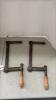 2- 12in Sliding Bar Clamps