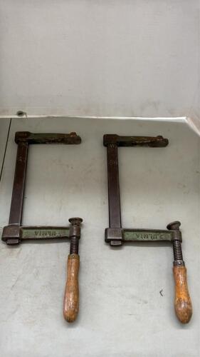 2- 10in Sliding Bar Clamps