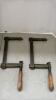 2- 10in Sliding Bar Clamps