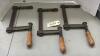 3- 10in Sliding Bar Clamps - 2
