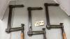 3- 10in Sliding Bar Clamps - 3
