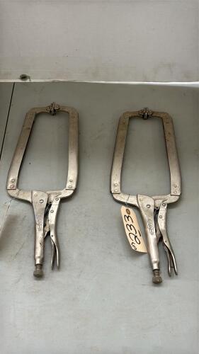 2 Vise Grip C-clamp Locking Pliers