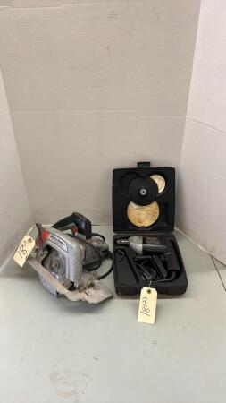 Black and Decker Electric Skillsaw and Electric Drill