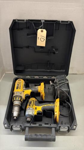 DeWalt 18V Hammer Drill and 1/4&rdquo; Impact