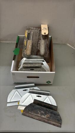 Selection of Notched Trowels