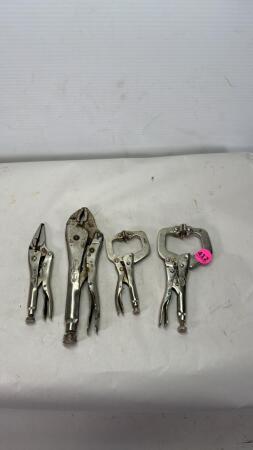 (4) Pair of Vice Grip Locking Pliers