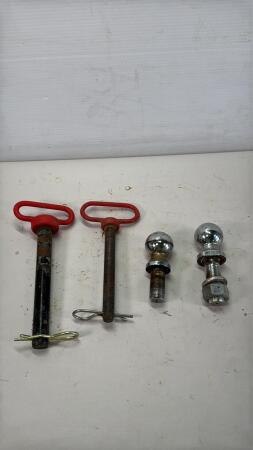(2) Draw Pins & (2) 2in Trailer Balls