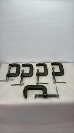 (5) 3in C Clamps