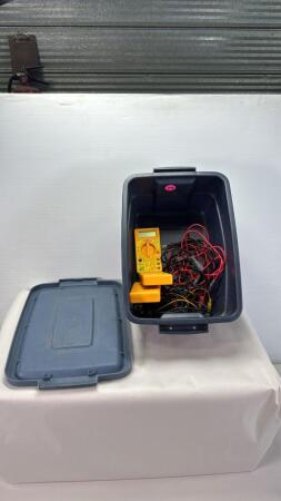 (3) Multimeters w/Qty of Leads