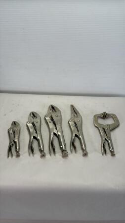 (5) Pair of Vice Grip Locking Pliers