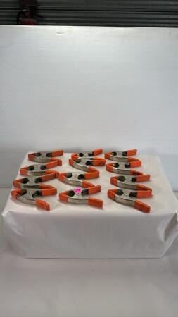 (12) Squeeze Clamps