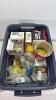 Electrical Lot in Plastic Tote w/lid - 5